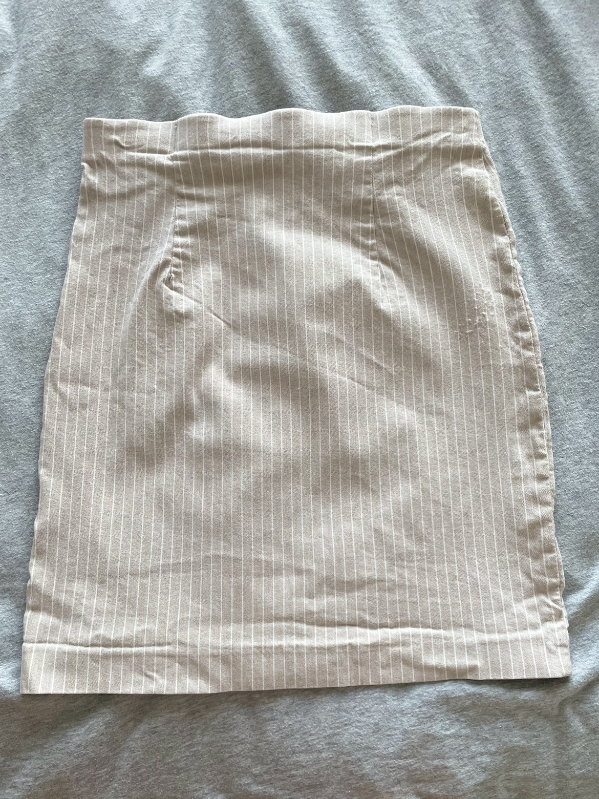Striped Beige Mini Skirt - photo 5
