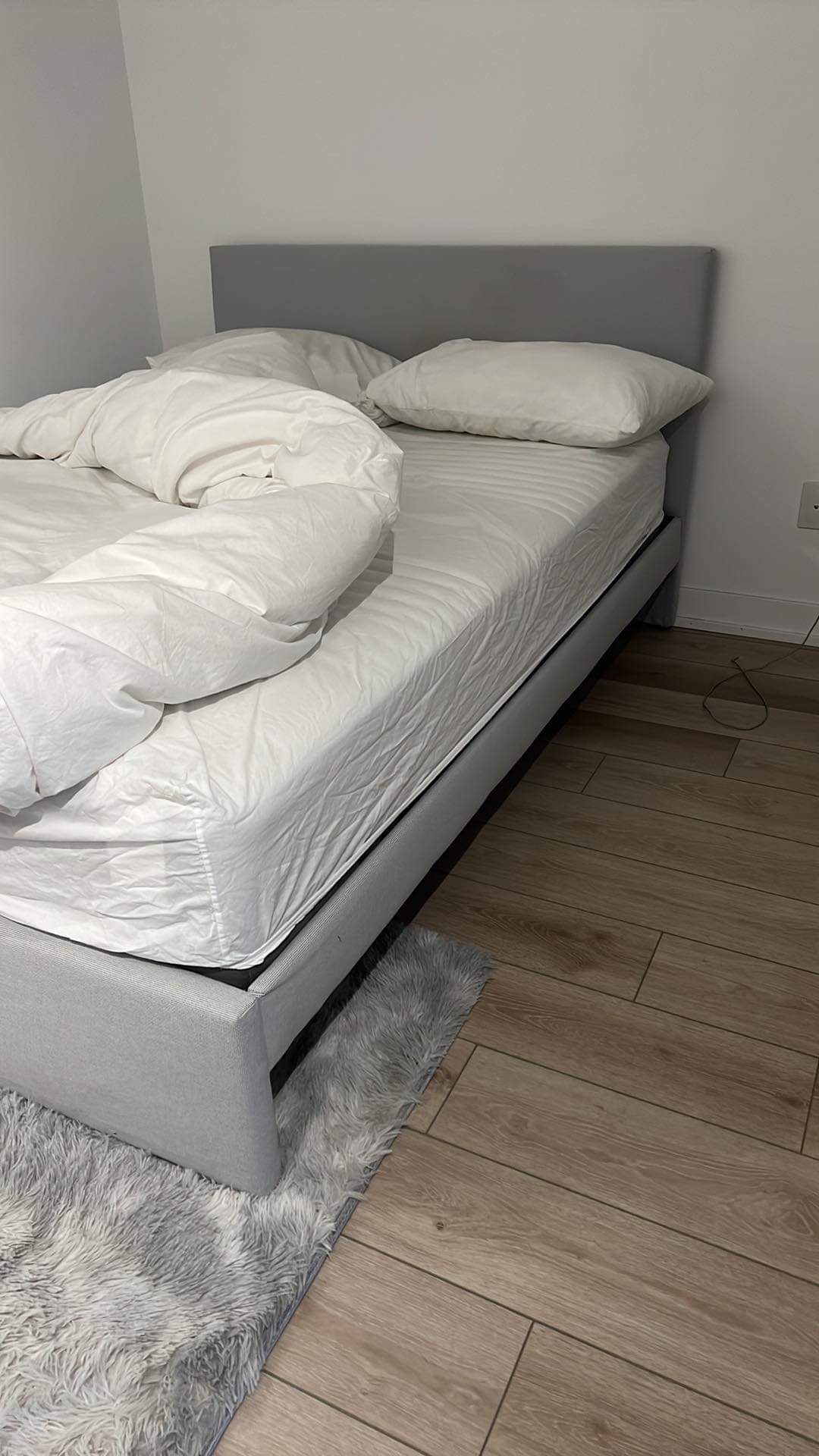 Double/Full bed frame and mattress