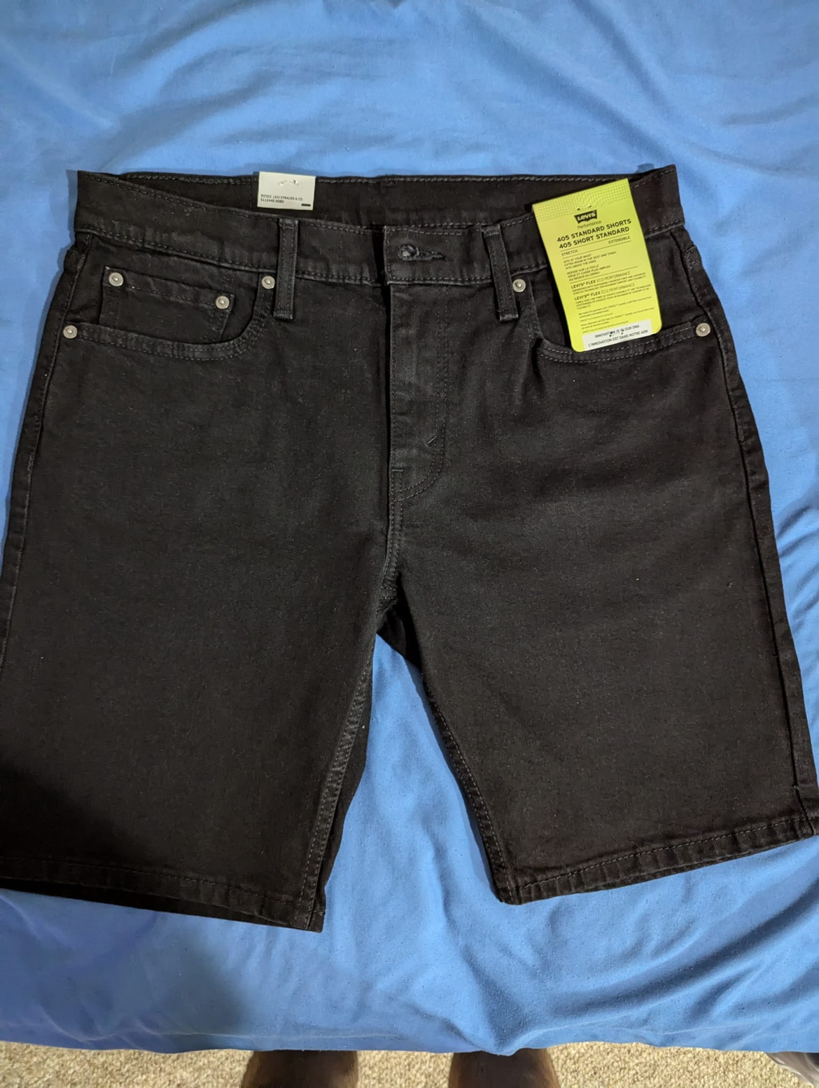 Levis 405 Standard Black Denim Shorts - photo 3