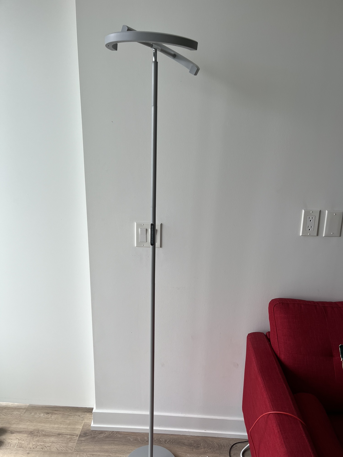 LED Floor lamp, Split Design, Grey Colour - photo 3