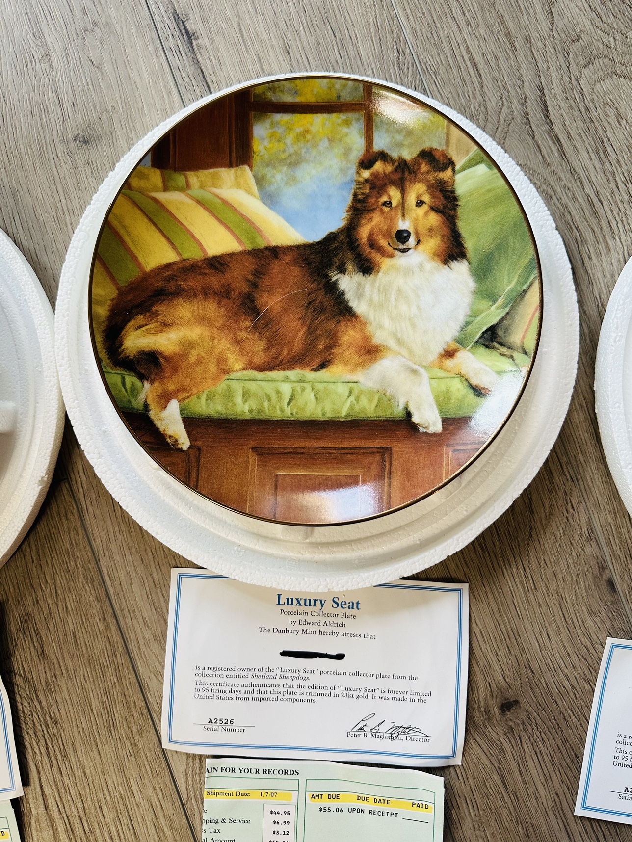 Porcelain Collector Plate 6 pieces - photo 3