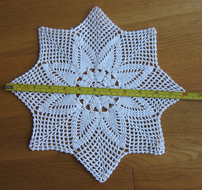 Handmade Beautiful crochet doilies - 2 pcs - photo 2