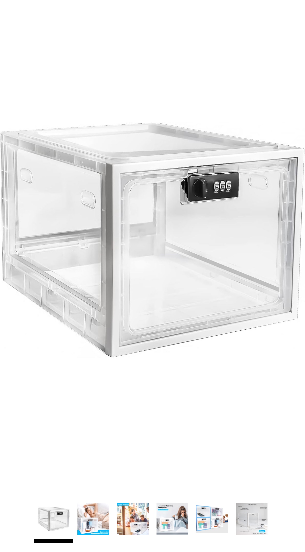 Lockbox Medicine Lock Box - Refrigerator Lockable Boxes thumbnail