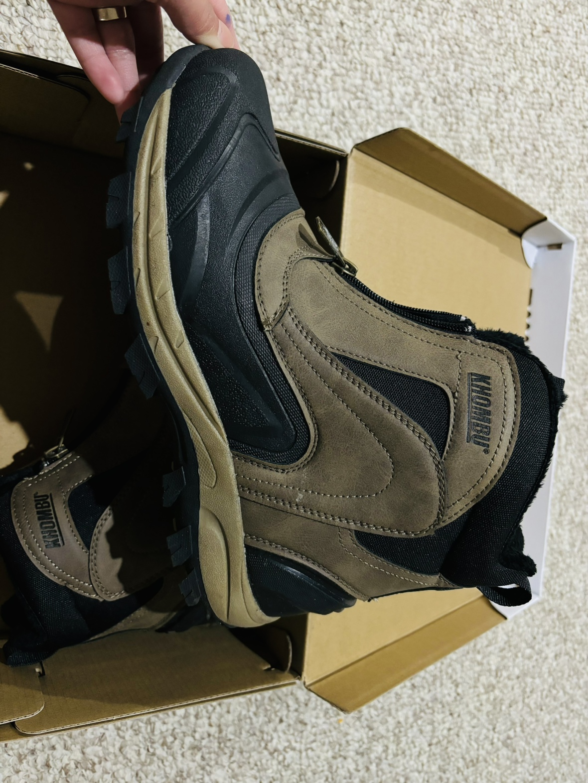 Khombu winter shoes size 10- Mens - photo 3