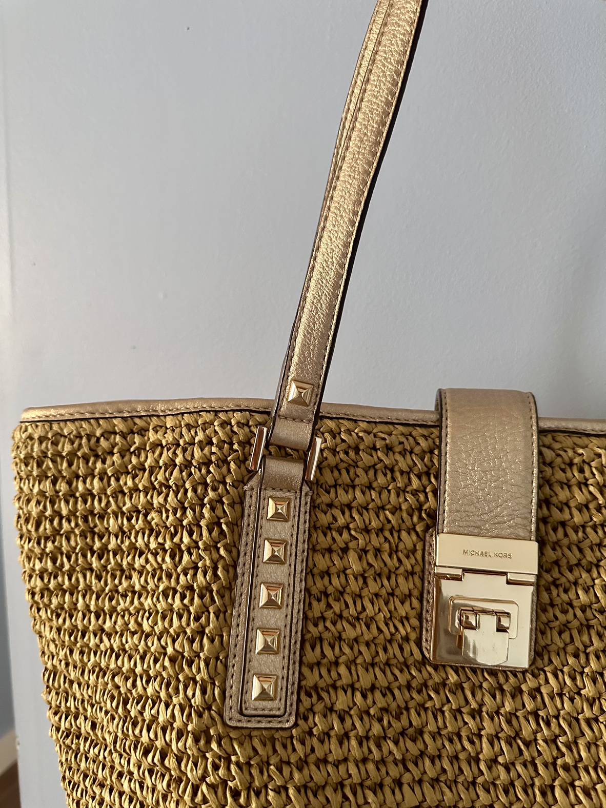 Michael Kors Raffia tote bag - photo 3