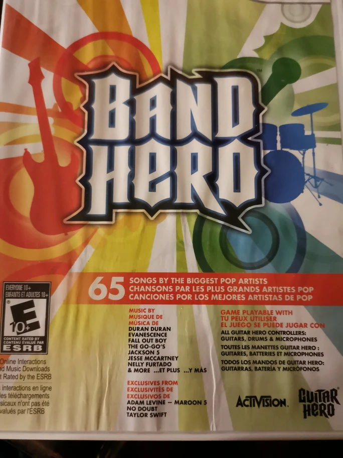 Wii Band Hero
