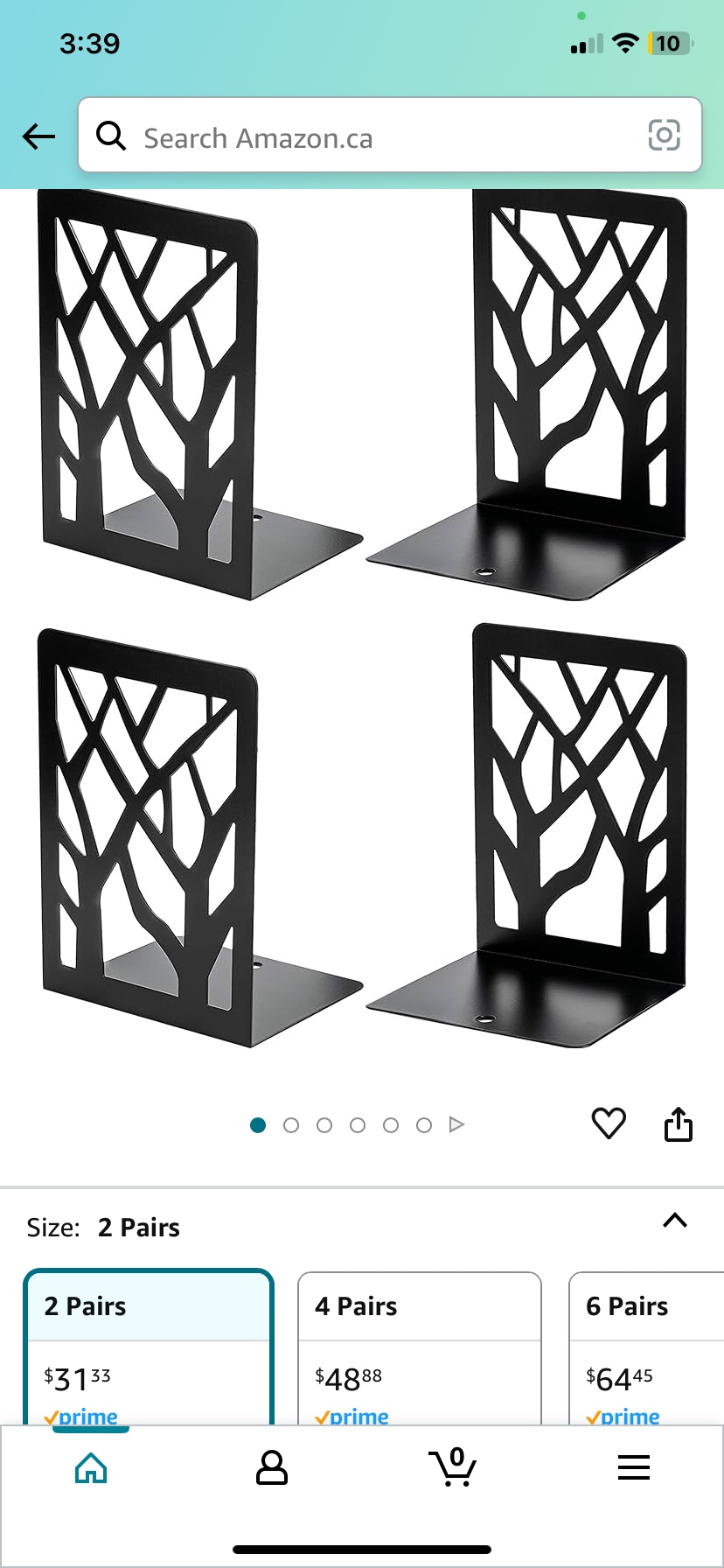 Metal bookends (3 sets) - photo 4