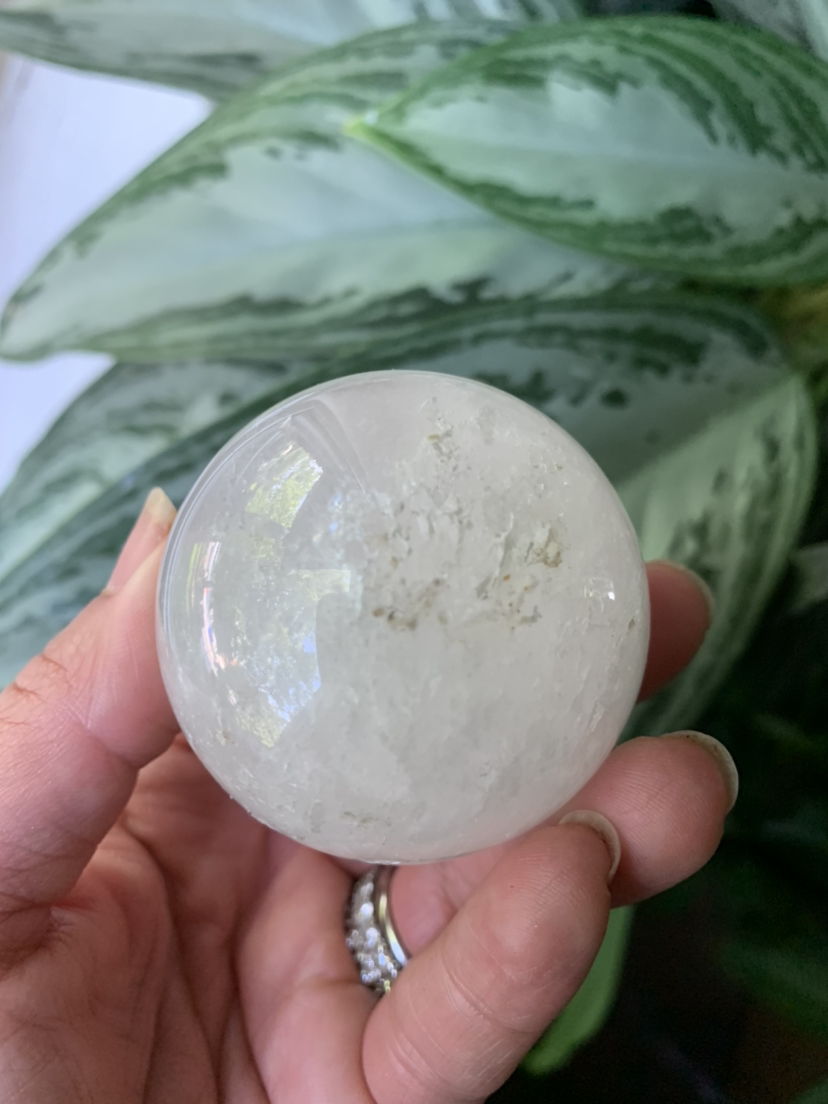 Quartz sphere (a) | crystal image indicator(2)