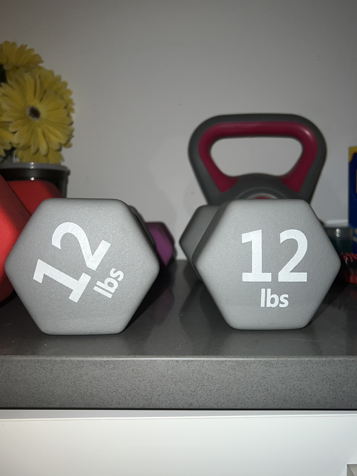 Two 12lb dumbbells - photo 2