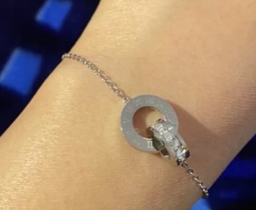 Rhinestone Decor Chain Bracelet image indicator(4)