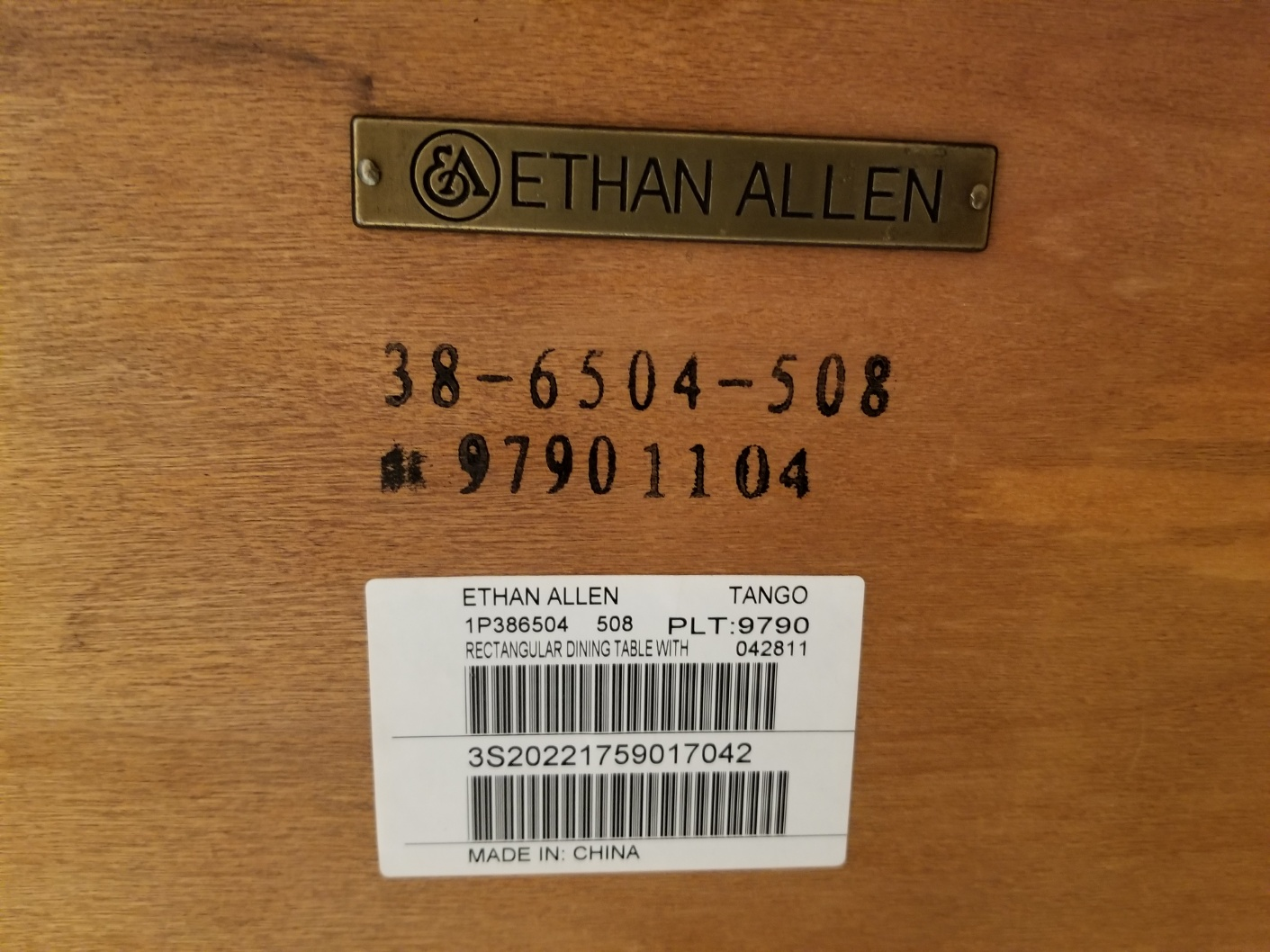 Ethan Allen Expandable Dining Table - photo 5