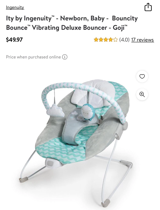 baby vibration deluxe bouncer