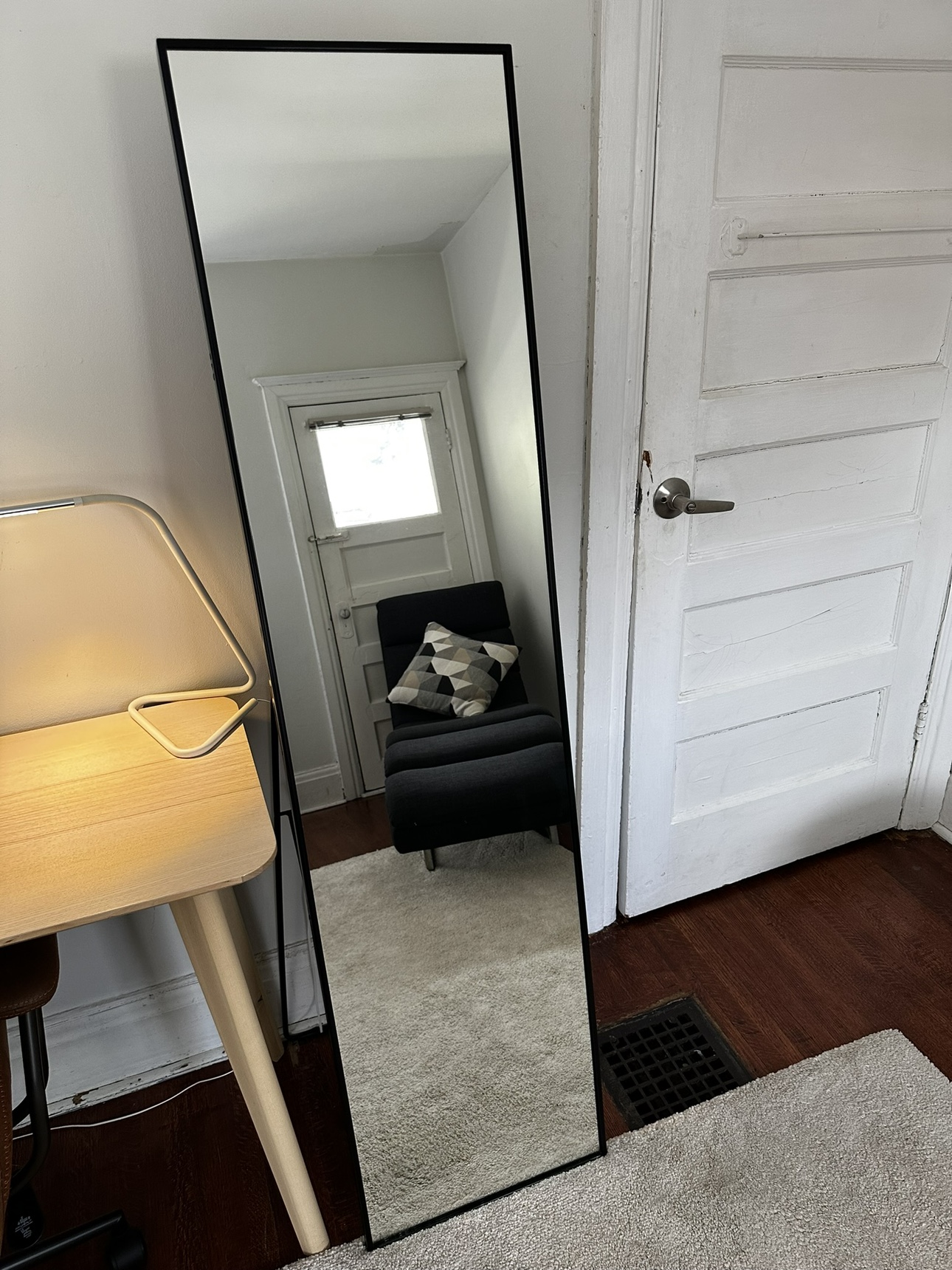 IKEA KARMSUND Standing mirror, black - photo 3