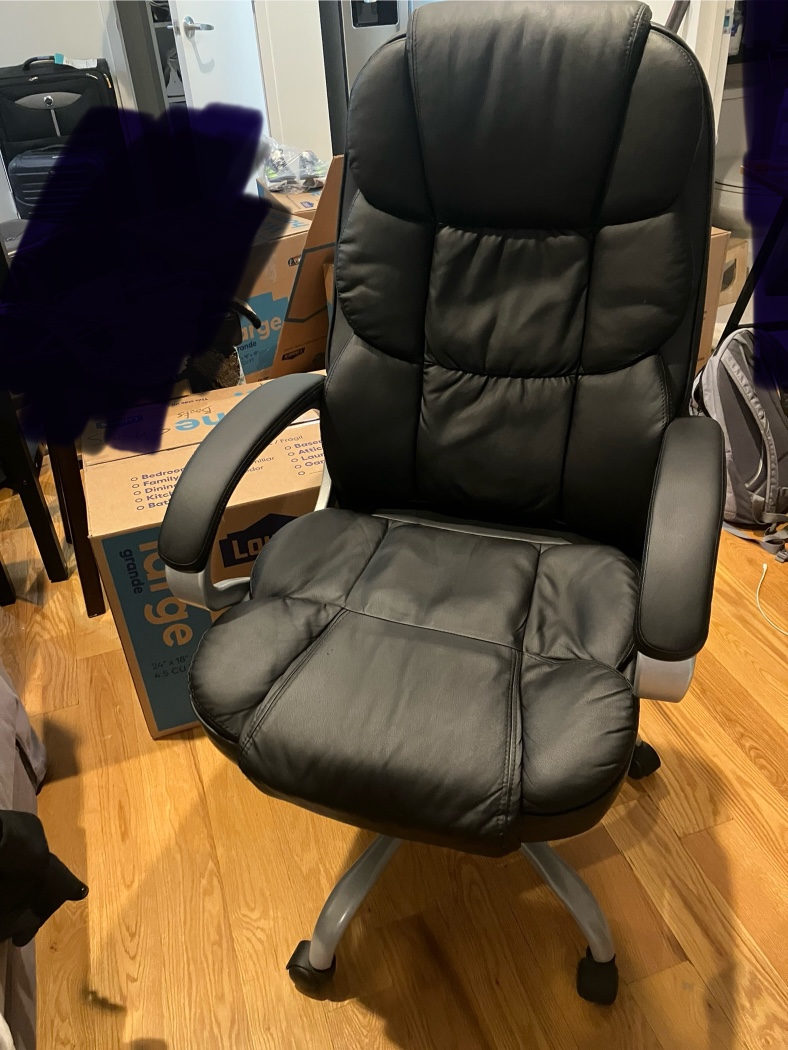 Black office swivel office computer ergonomic chair - photo 2