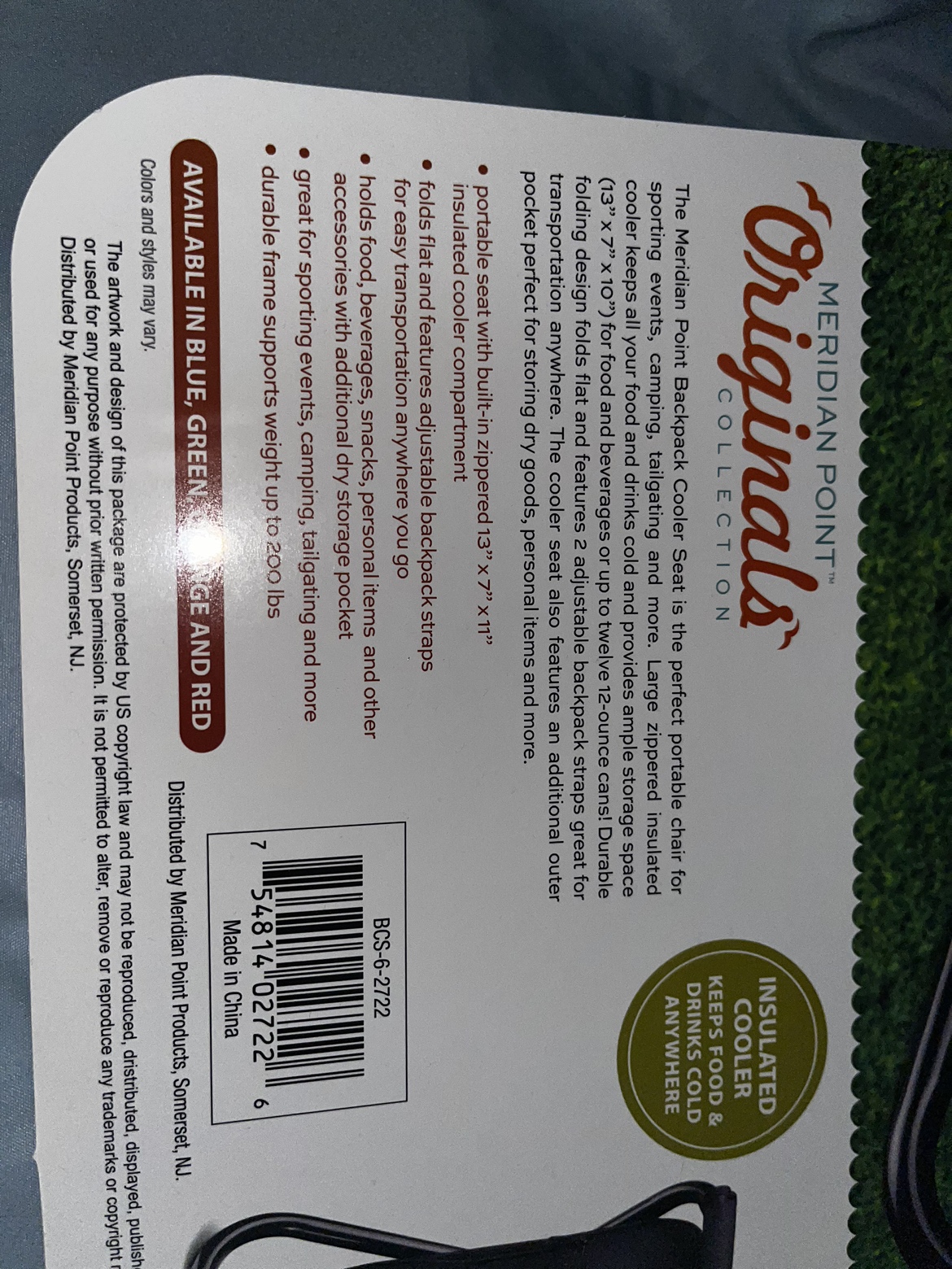 BN BACKPACK COOLER SEAT image indicator(8)