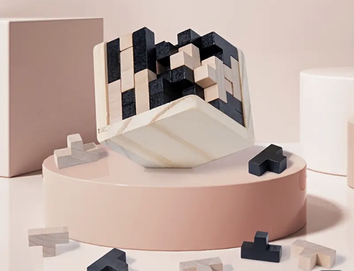 3D wooden block puzzle image indicator(3)