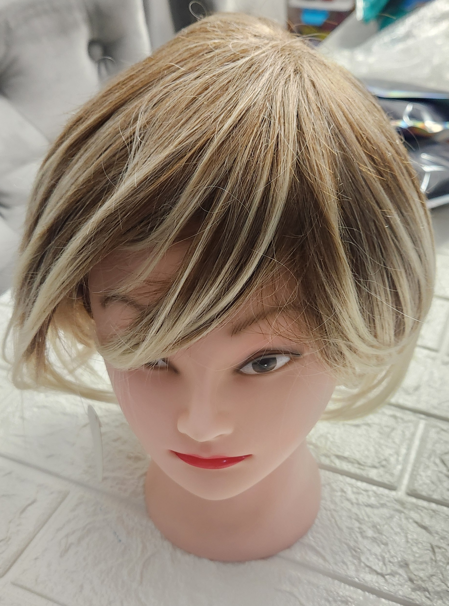 dark root hair wig synthetic thumbnail