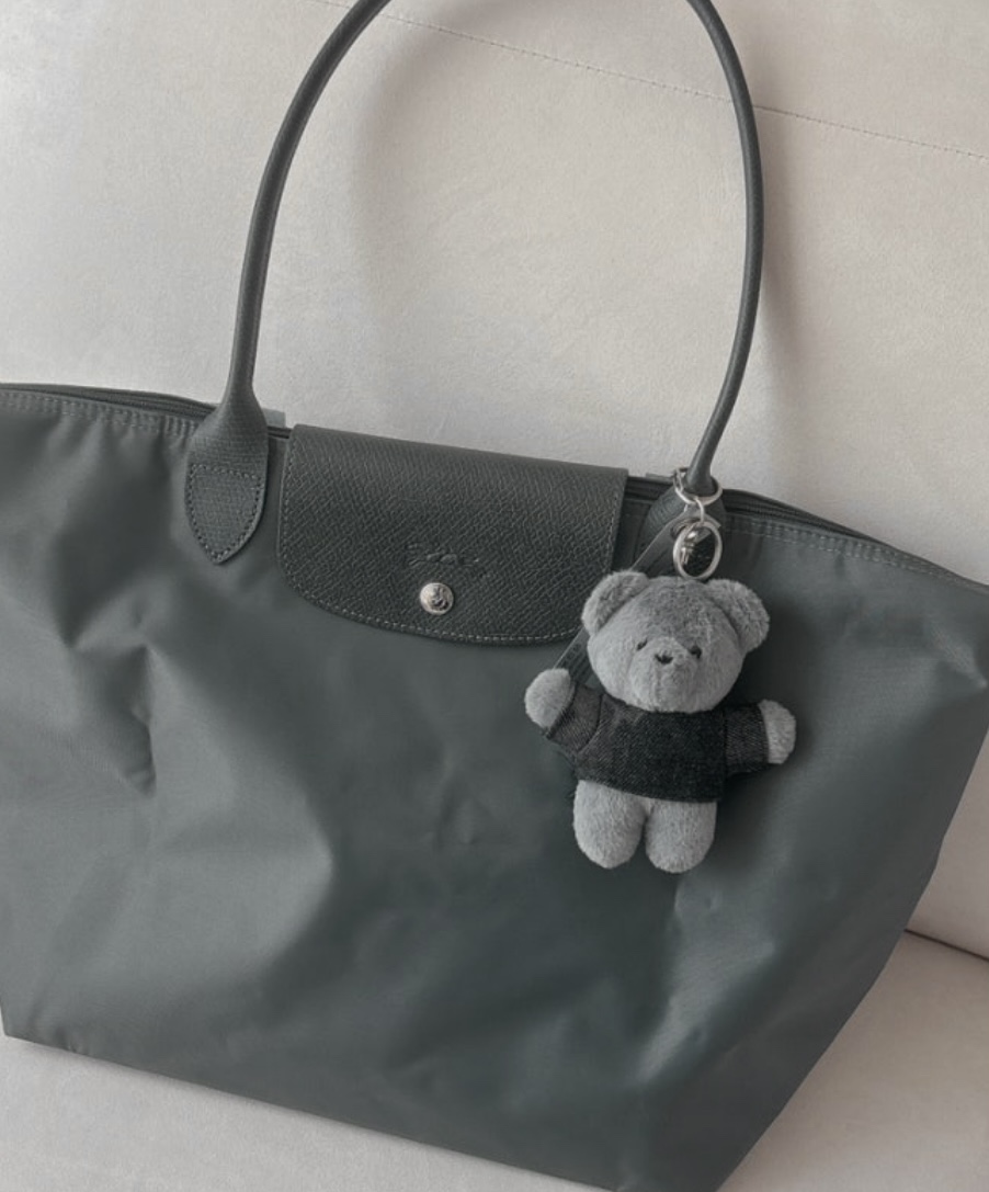 Long champ le pliage large grey thumbnail