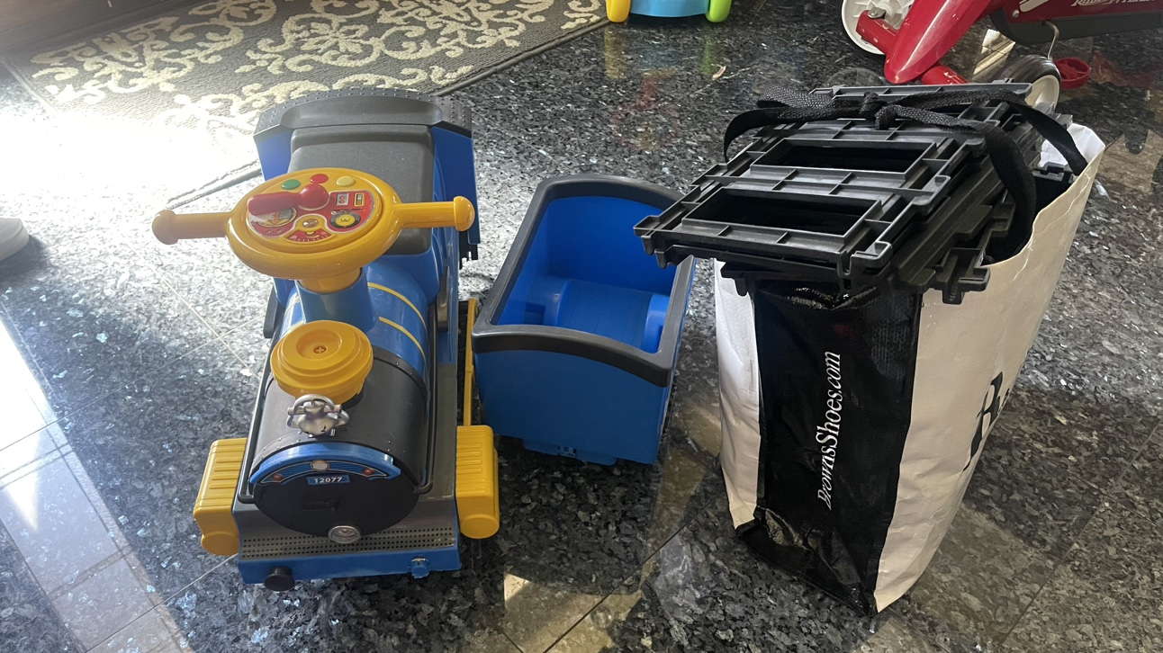 electric train set for toddlers