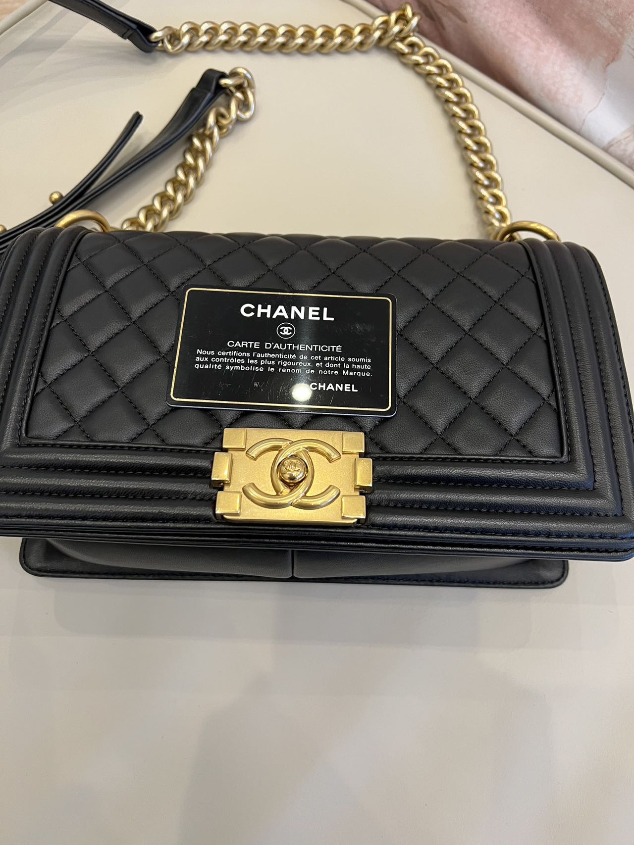 100% Authentic CHANEL Leboy medium image indicator(3)