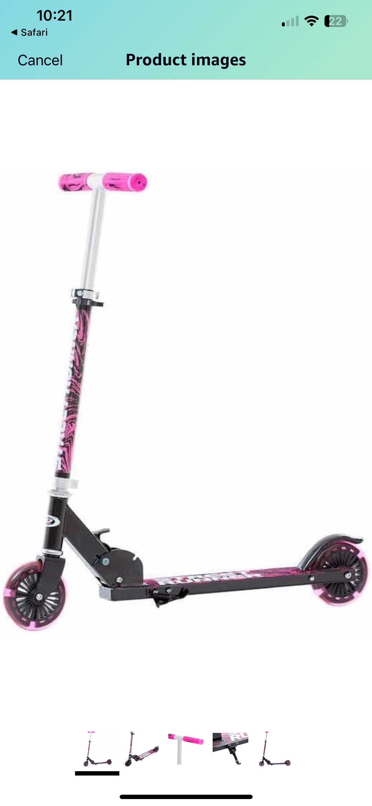 Street runner folding kick scooter - photo 2