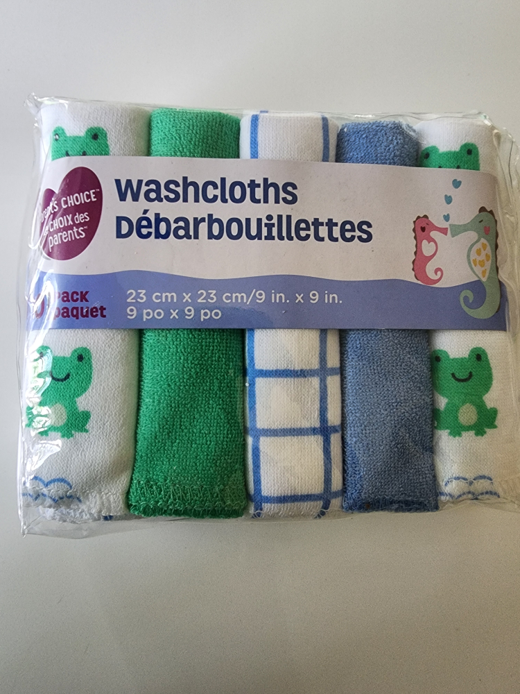 10 Pack Baby Washclothes thumbnail