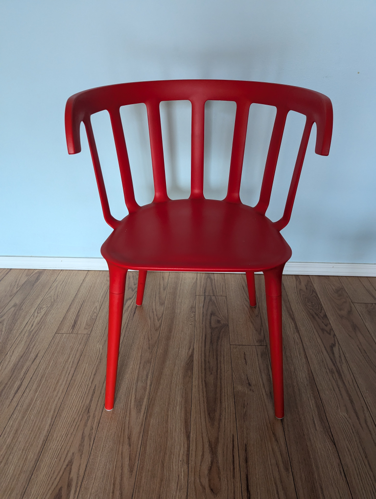 4 Red Easy Chairs - photo 2