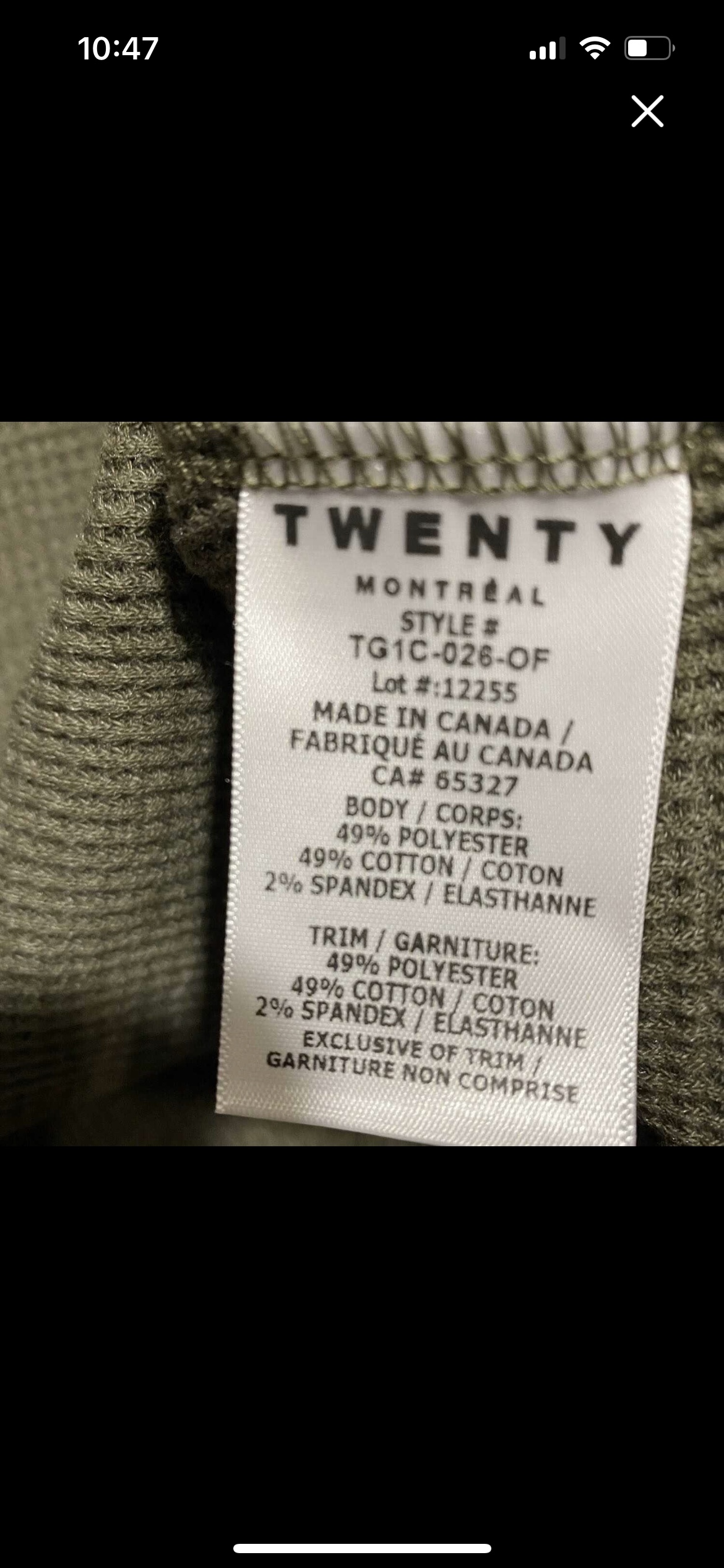 New Twenty Montreal Top XS image indicator(3)