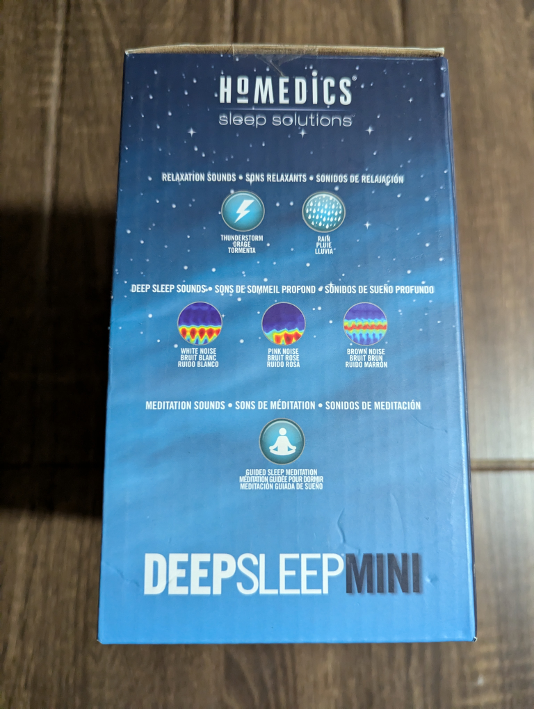 HoMedics Deep Sleep Mini (Portable White Noise Machine) - photo 4
