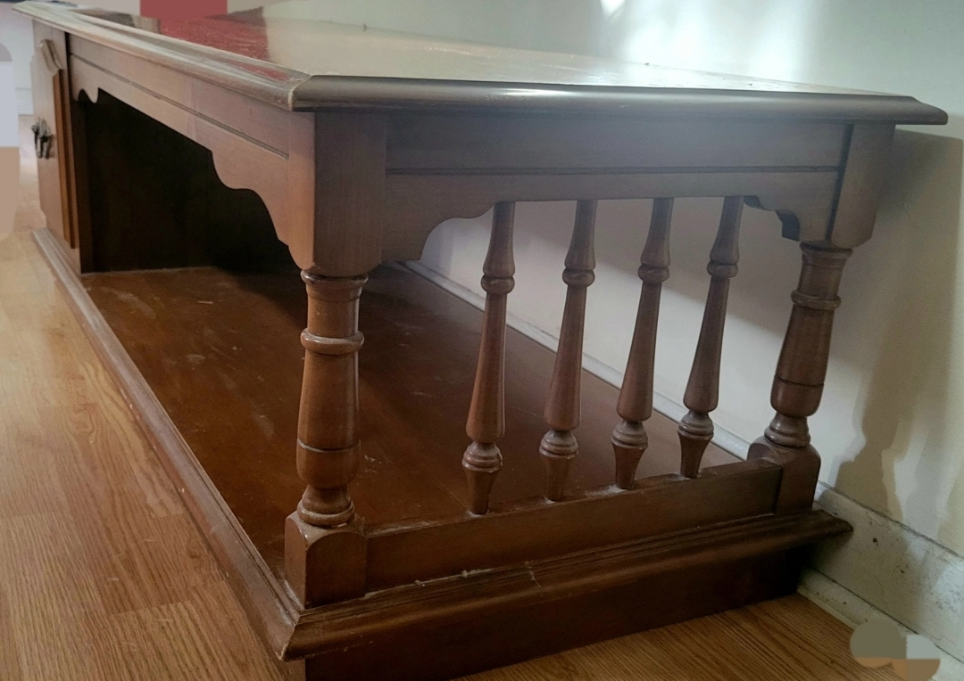 Coffee Table - Solid Wood - 50+ Years Old - photo 3