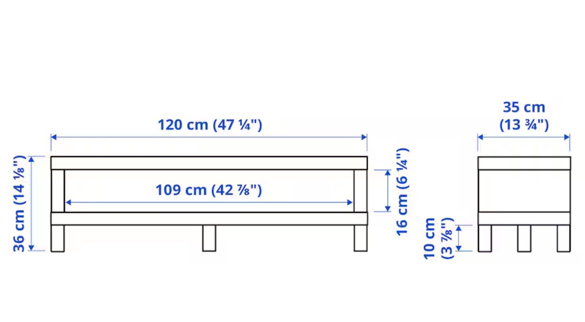 IKEA lack TV Bench - photo 2