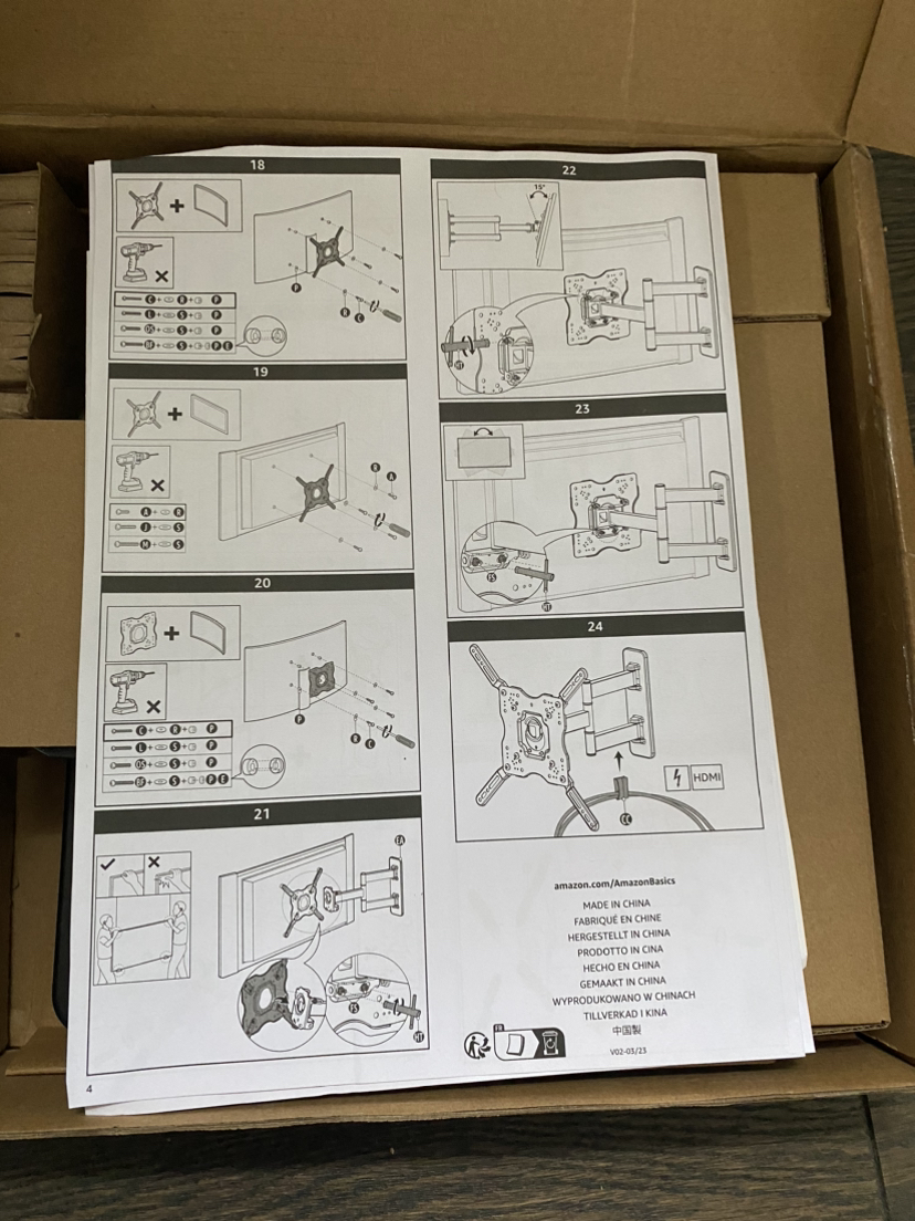 TV wall mount | BNIB image indicator(7)