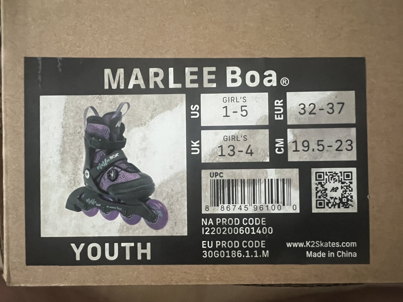 K2 Kids' Marlee Adjustable Inline Skates - photo 4