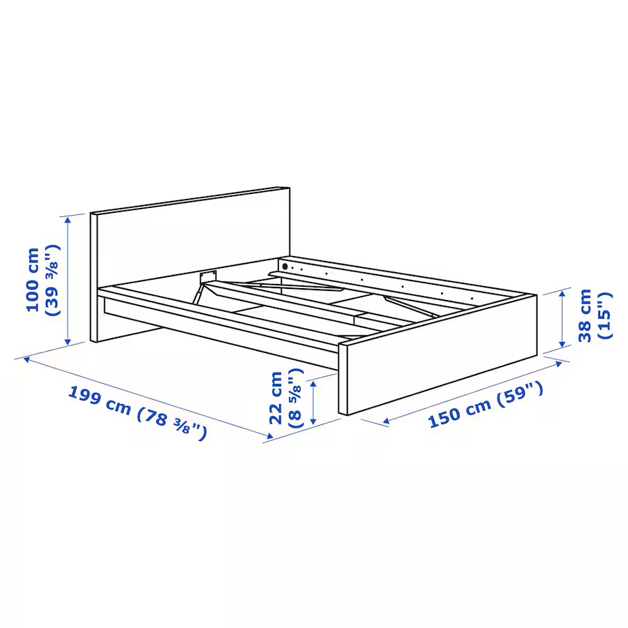 ✨ IKEA Malm Bed frame (Full) - MOVING SALE - photo 4