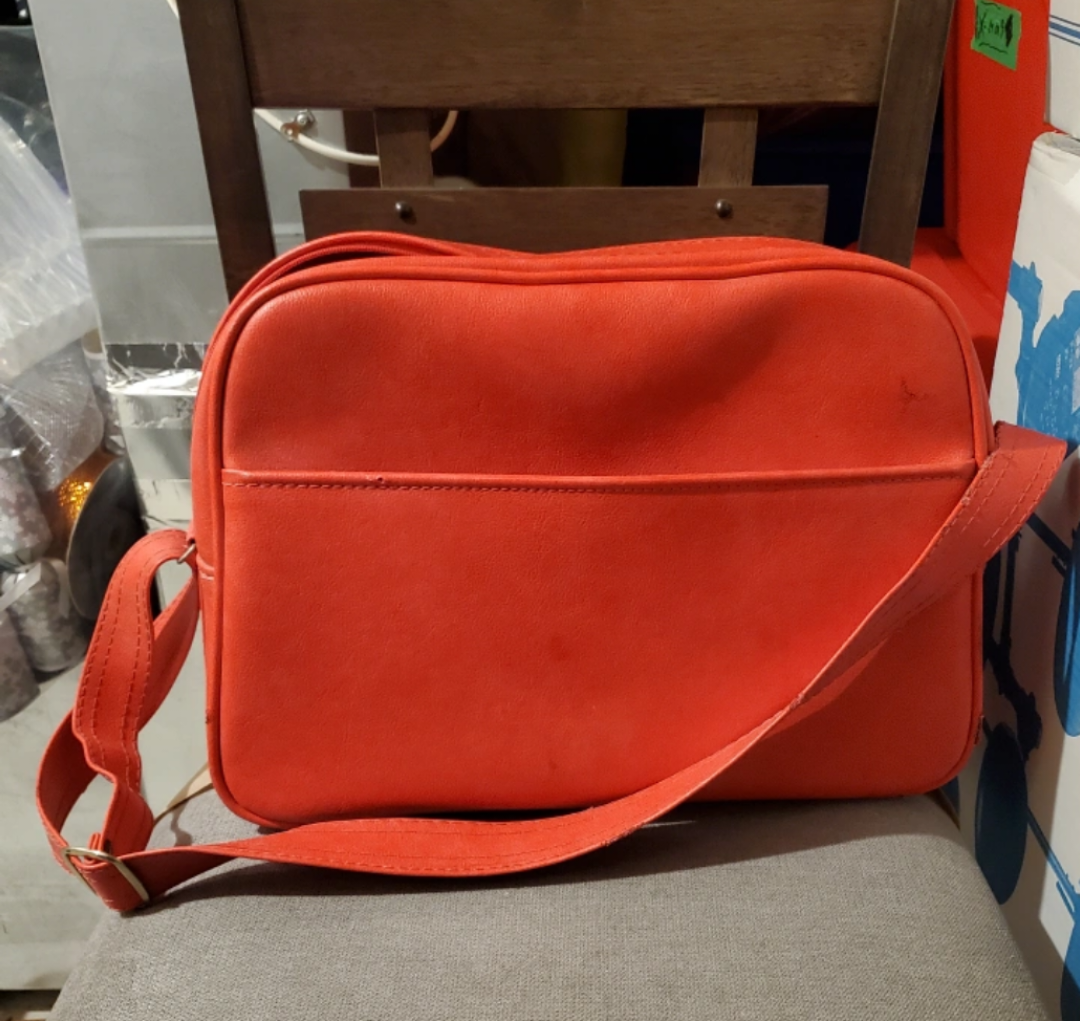 Samsonite red leather vintage bag 1970s🎒 - photo 2