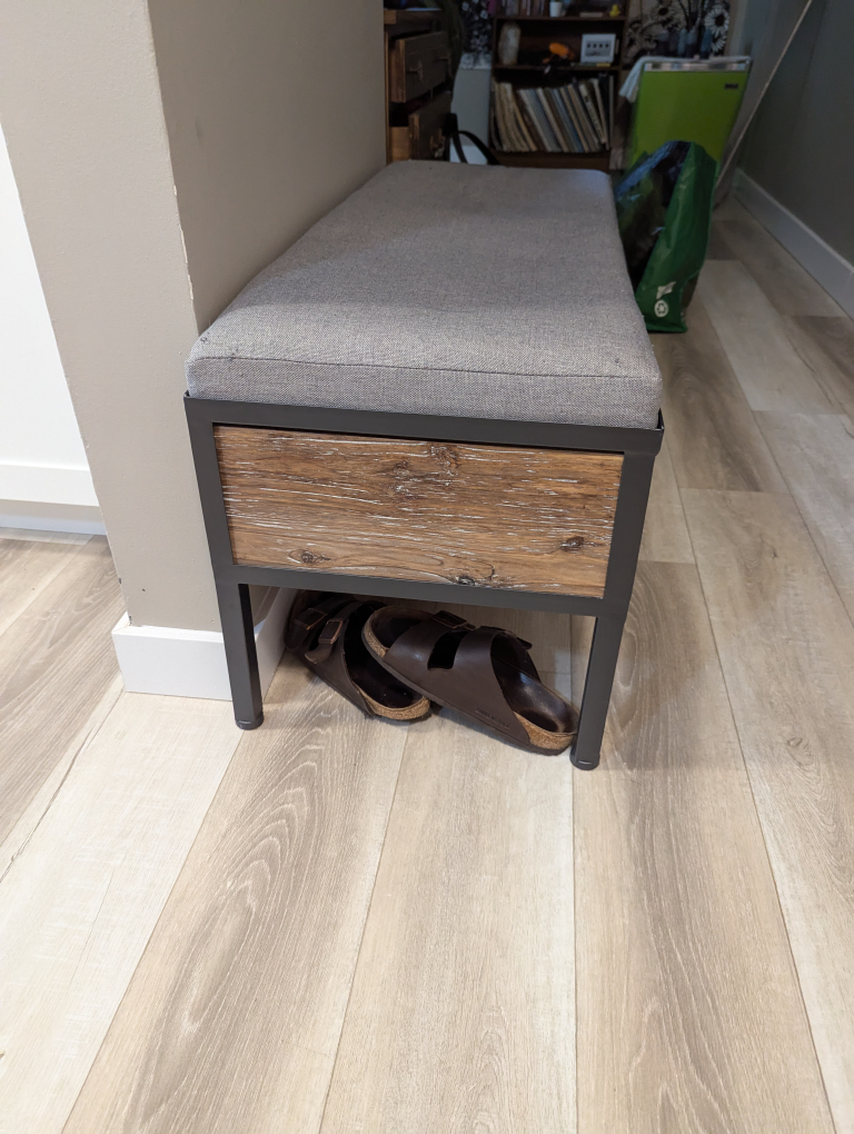 Modern Entryway Bench - photo 2