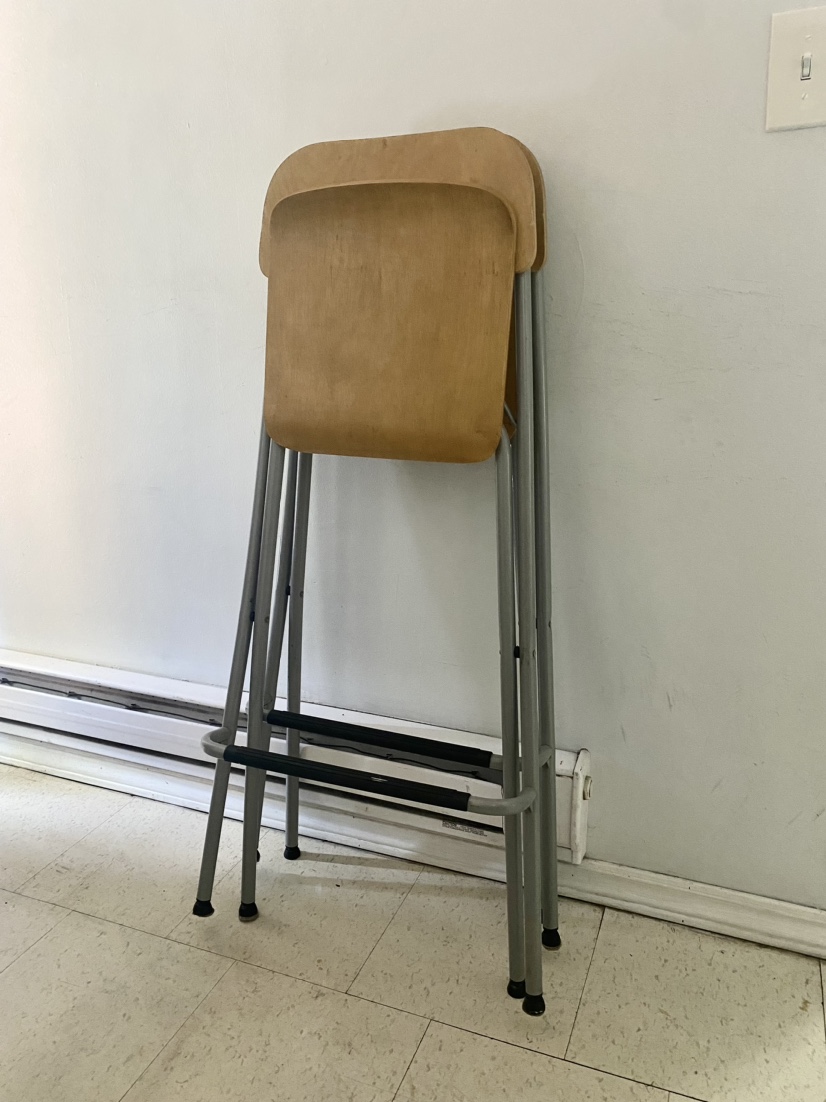 FRANKLIN Bar stool with backrest - photo 2