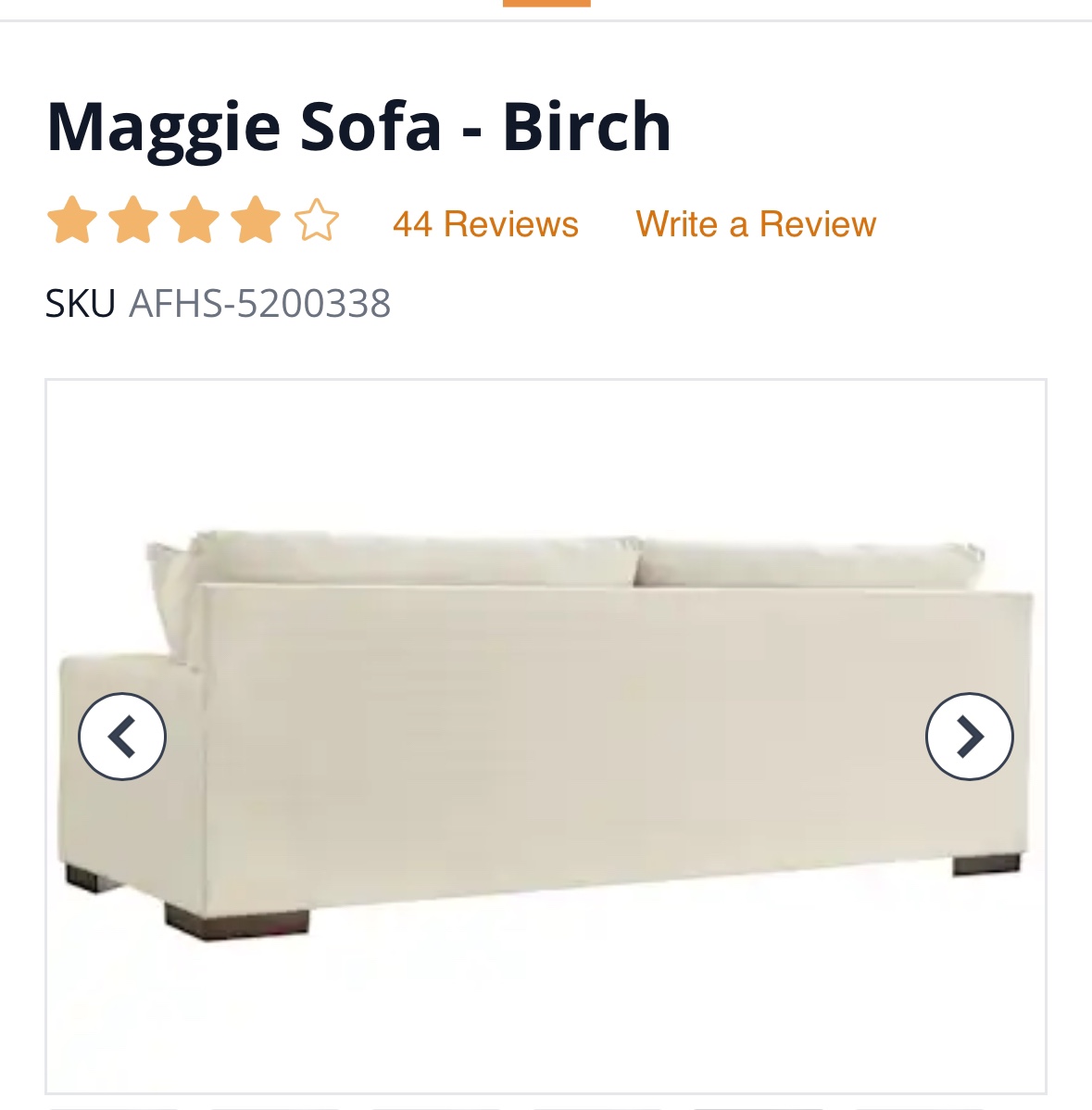 Ashley furniture couch-Moving sale - photo 2