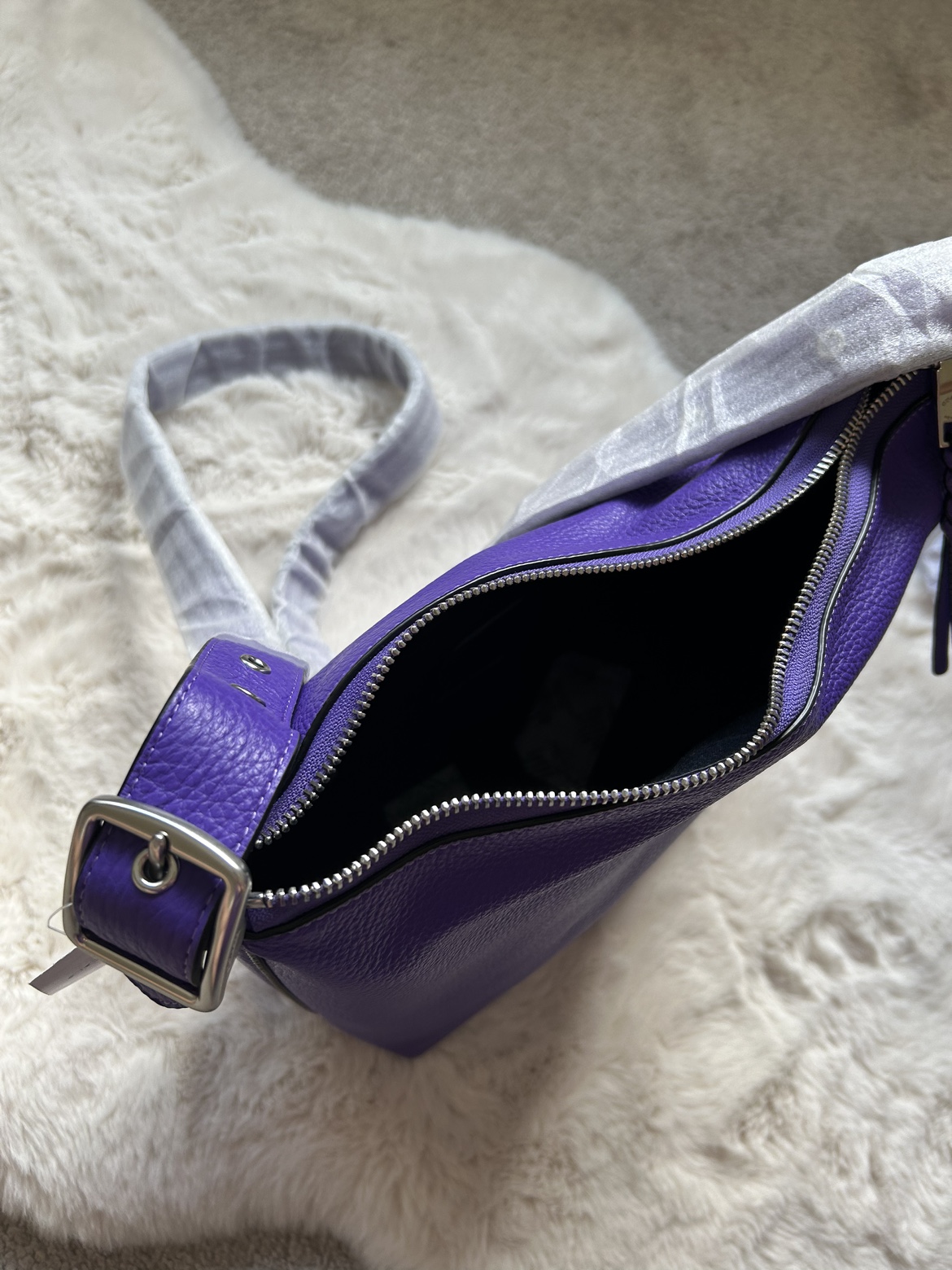 Coach val duffle leather bag image indicator(7)