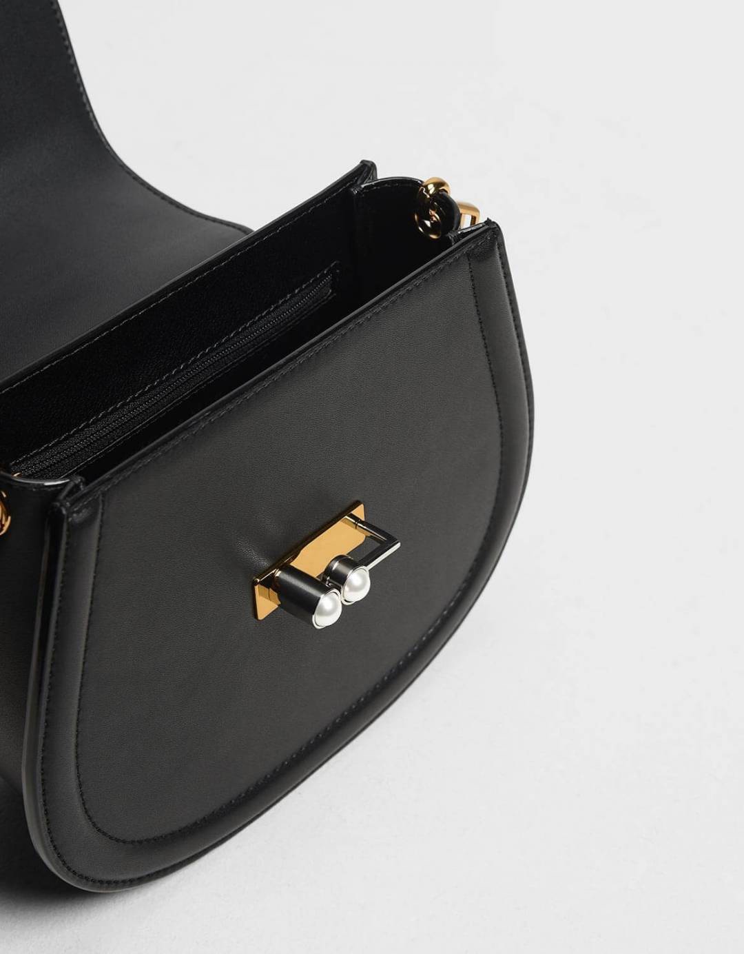 charles and keith  Metal Top Handle Bag - photo 3