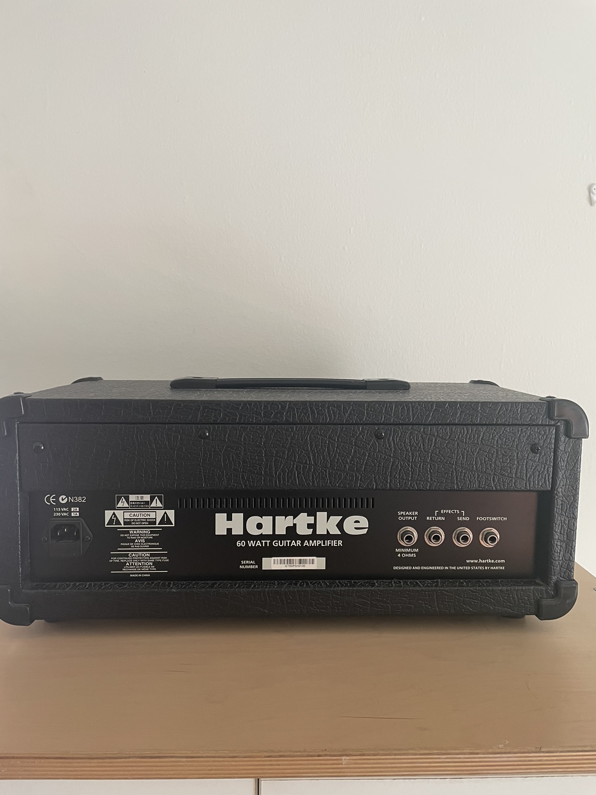 Hartke GT60 hybrid guitar amplifier head image indicator(2)