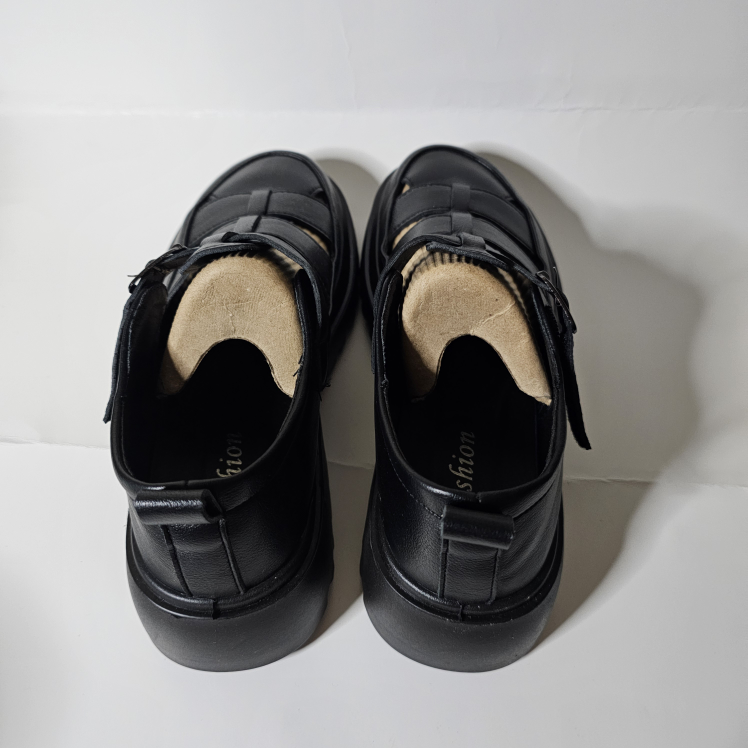pleather sandals size 8 - photo 3