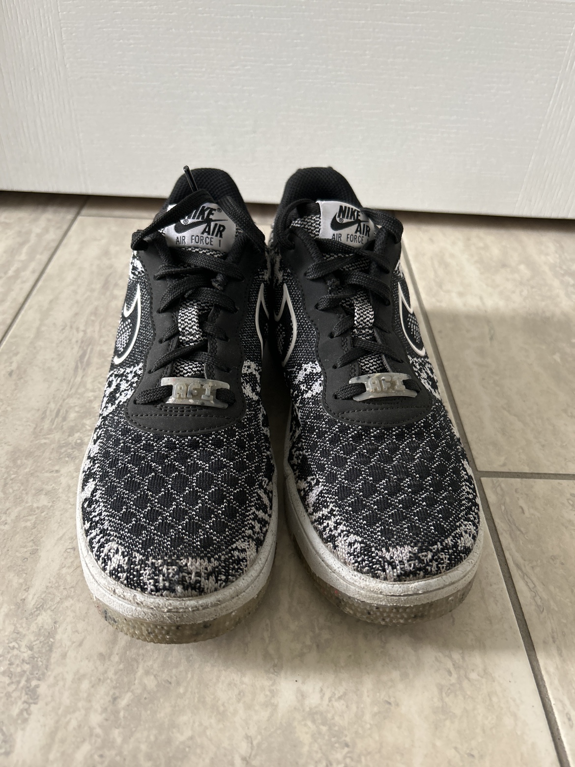 Nike Air Force 1 Crater Flyknit Sz US 7Y