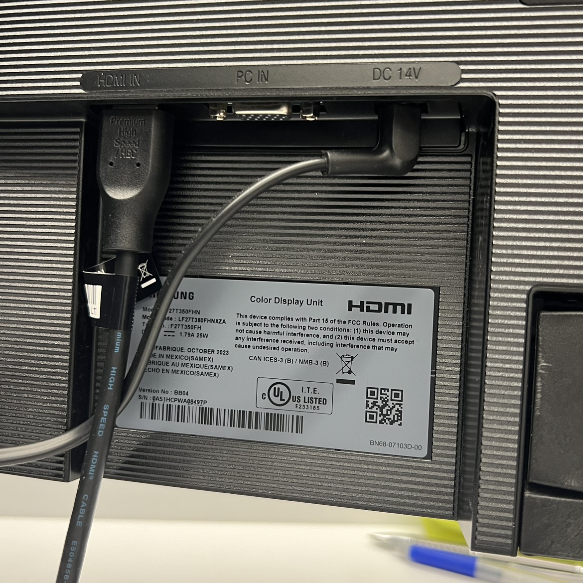 Samsung 27” monitor - photo 3