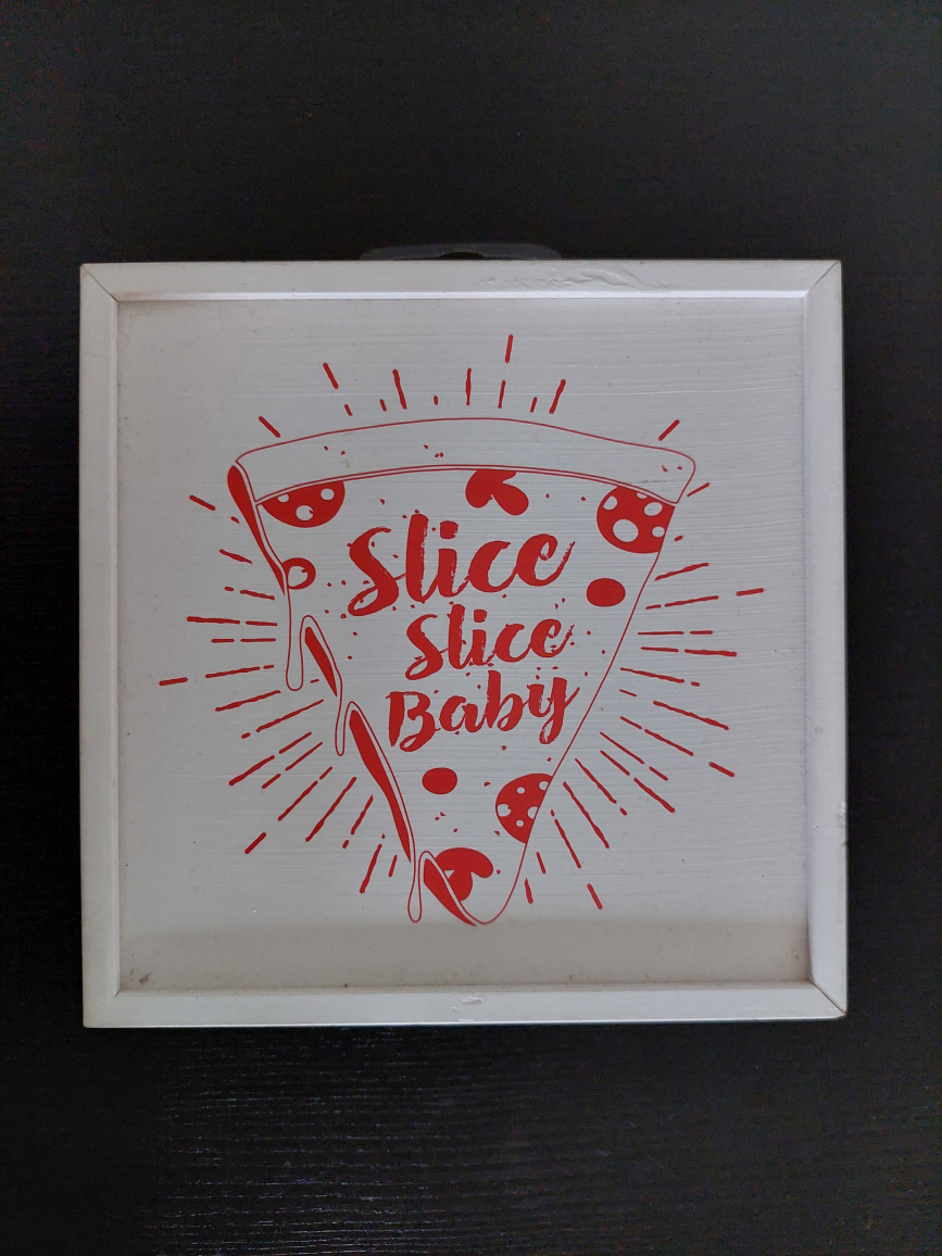 Pizza Slice Frame Art #freecycle thumbnail