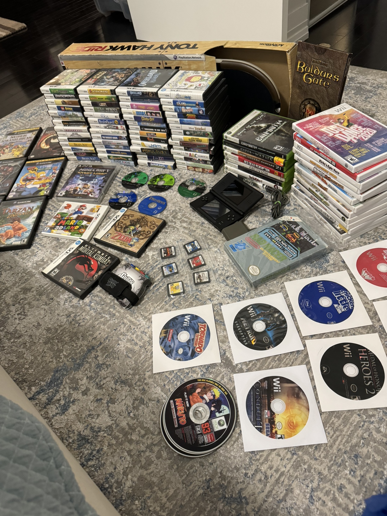 Massive collection of video games thumbnail
