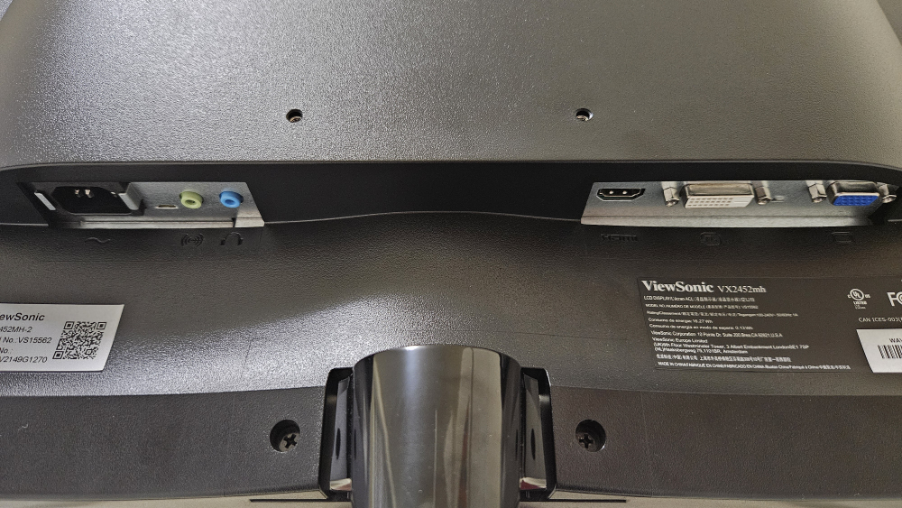 24" ViewSonic VX2452MH-2 1080p Full-HD LED Monitor - photo 4
