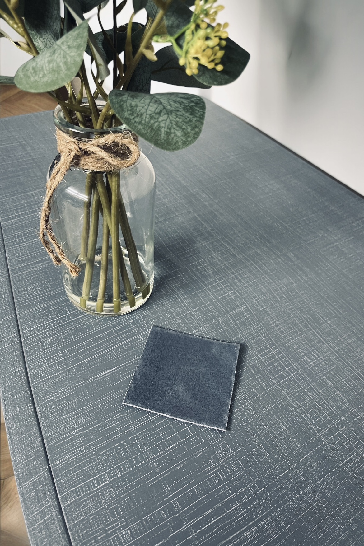 💫 Serena & Lily Inspired Faux Linen Light Blue Dresser - photo 4