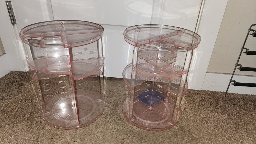 Spinning Makeup Organizers