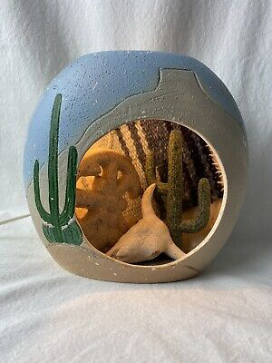 Southwestern Vintage Ceramic Lamp